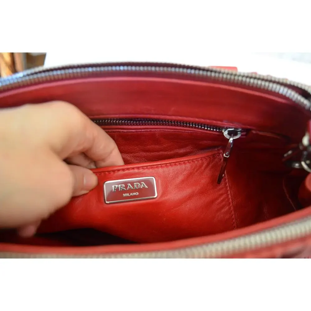 Prada Nappa Gaufre Satchel Tote Bag